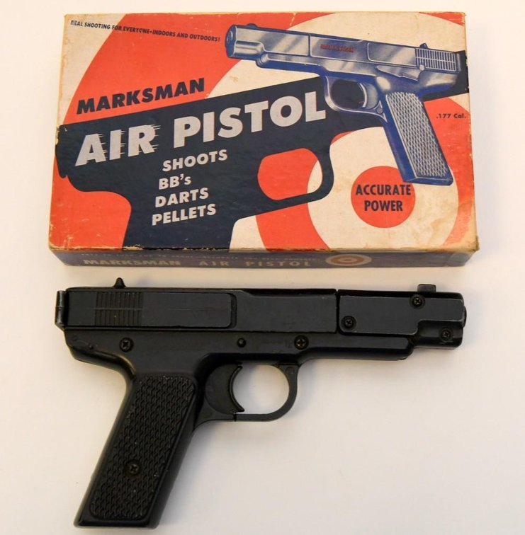 Marksman Model 1010 Air Pistol in Box.