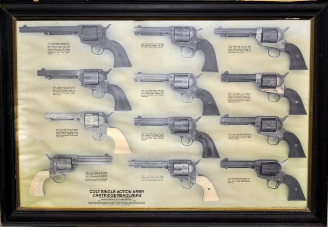 Large Print/Poster of Colt SAA Revolvers