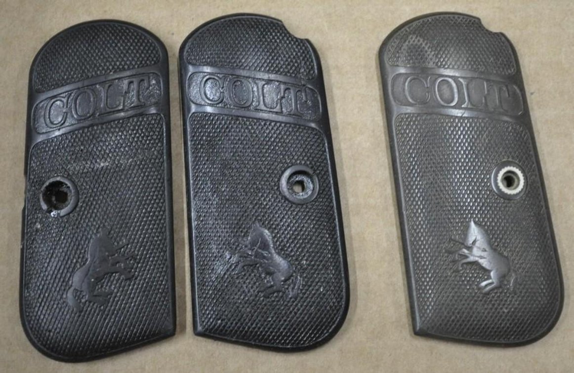 Colt 32 Acp Vintage Plastic Grips