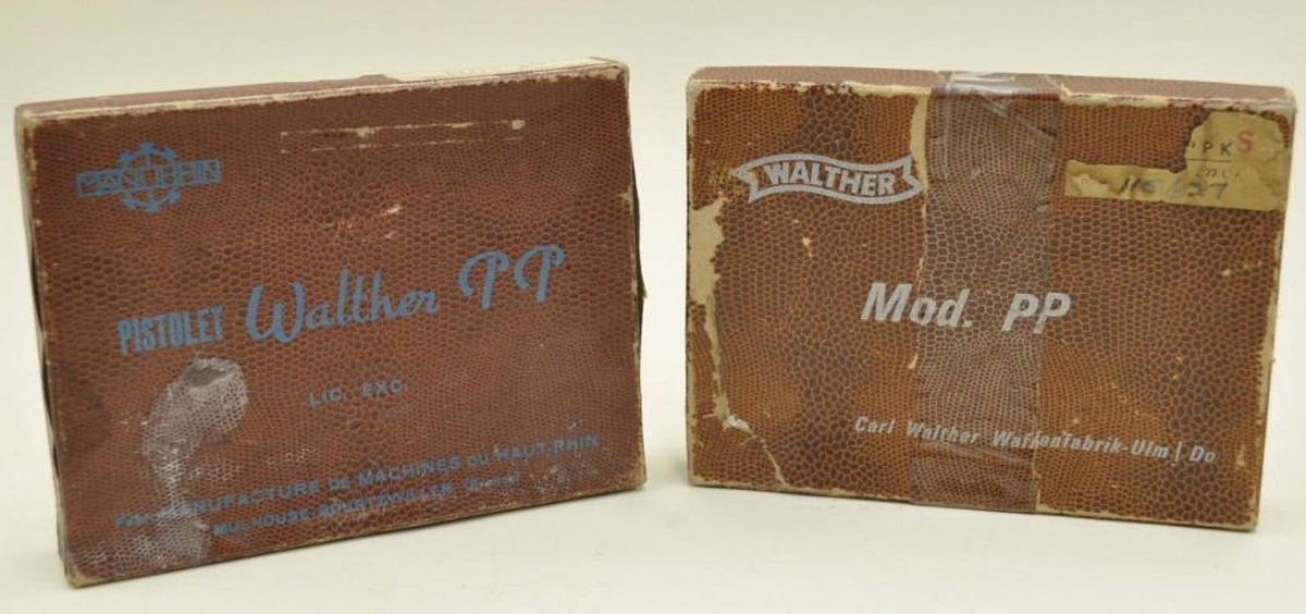 Two Boxes for Walther PP Model Guns