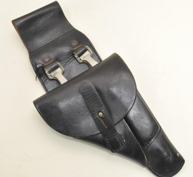 Leather Belt Gun Holster for 32 Automatic