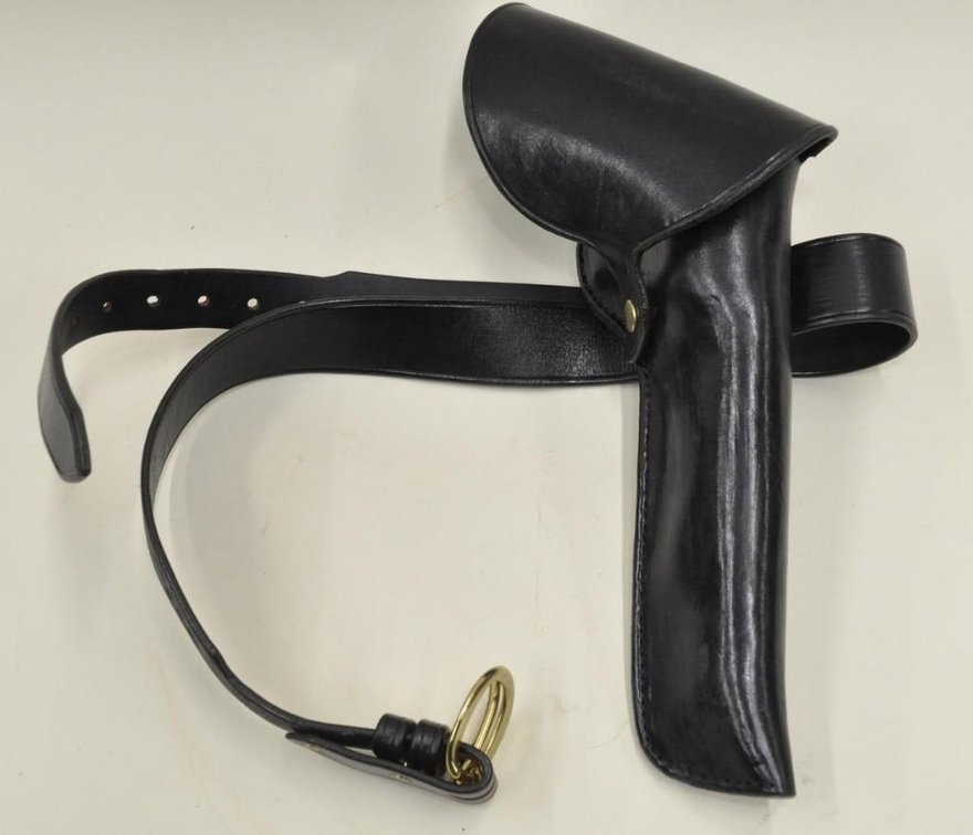 Leather Gun Holster & Belt for Large Frame Revolver