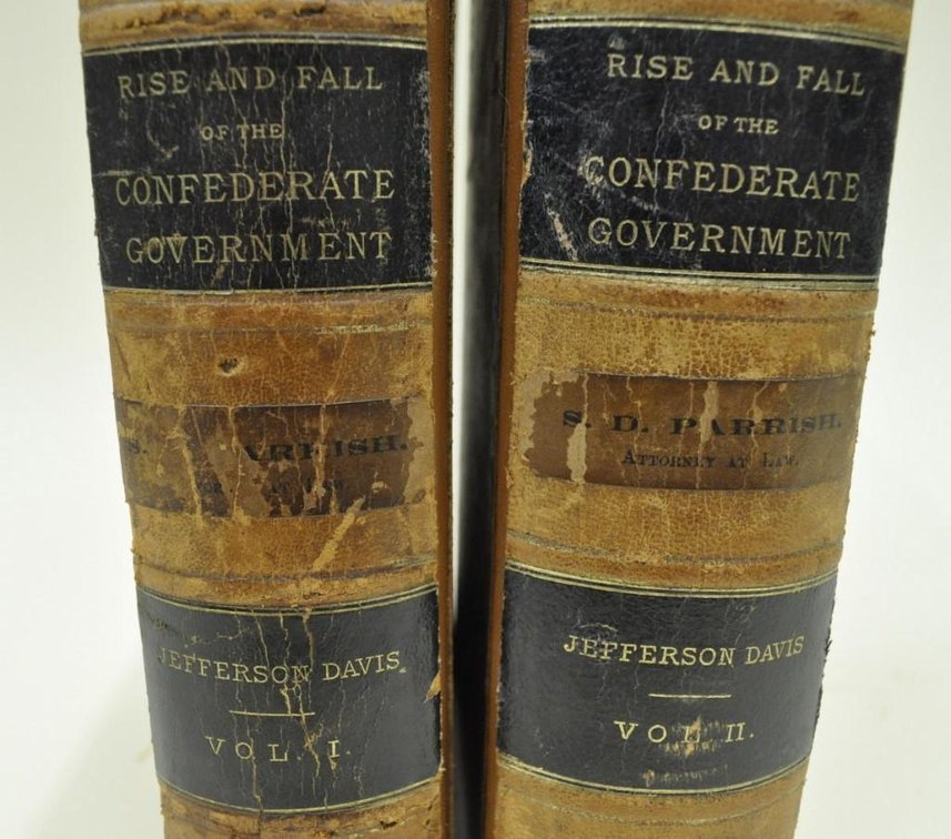 2 Volume Set of Rise and Fall of the Confederate Government