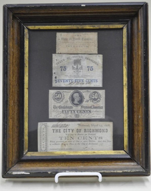 Collection of Civil War Era Paper Currency
