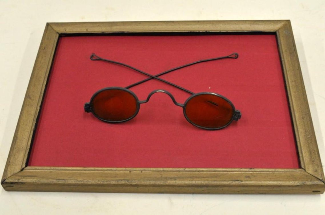 Civil War Era Amber Spectacles