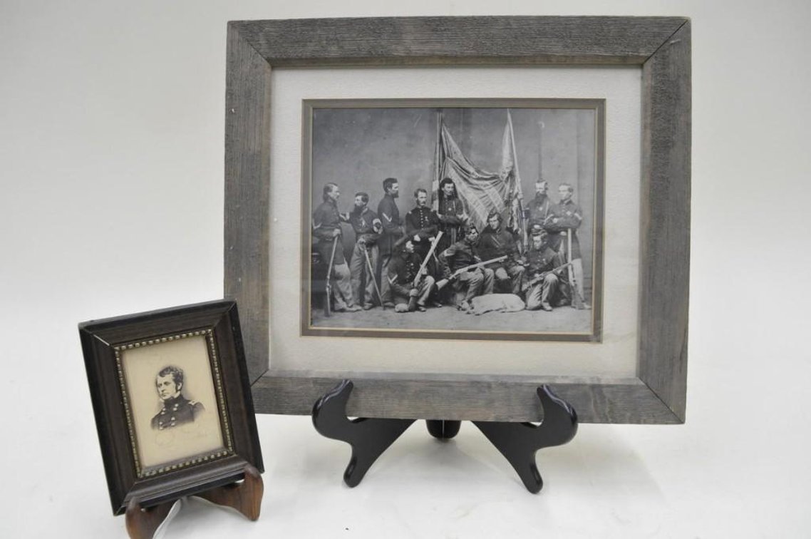 Civil War Photos of Illinois Volunteer Infantry and Gen. Joseph Hooker