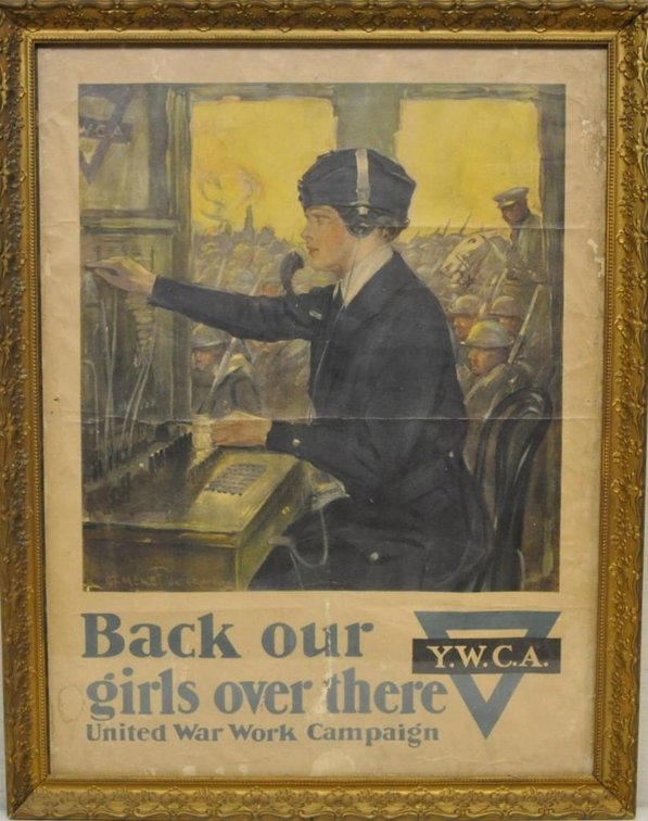 Framed WWI Poster
