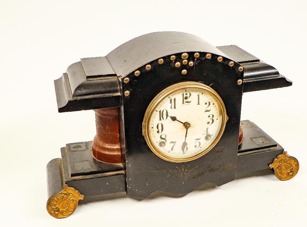 Sessions Wood Mantle Clock