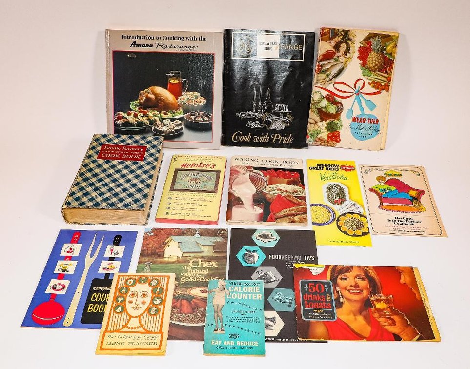 Selection of Vintage Cookbooks