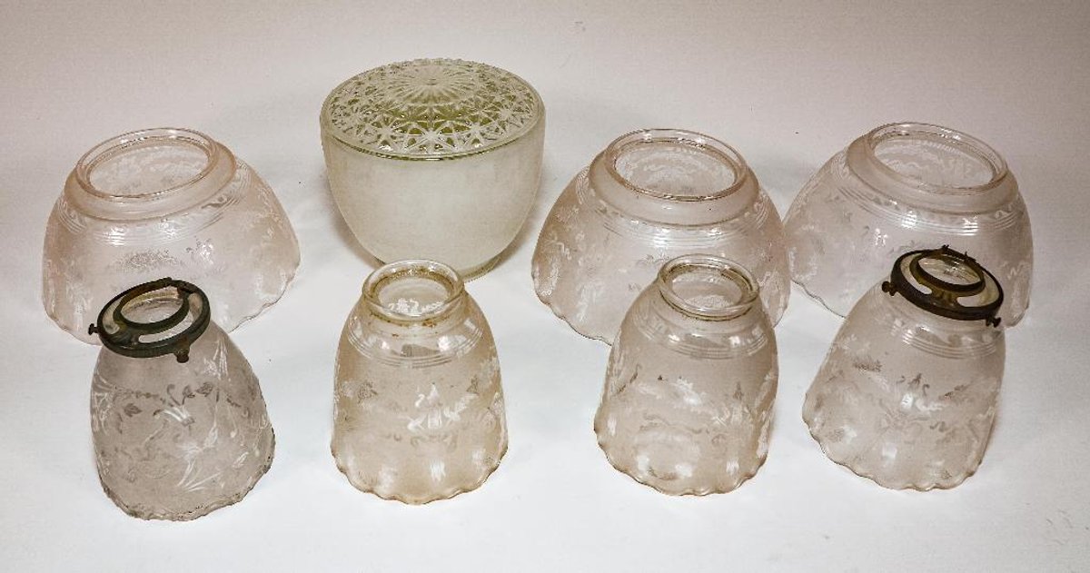 Etched Glass Globes
