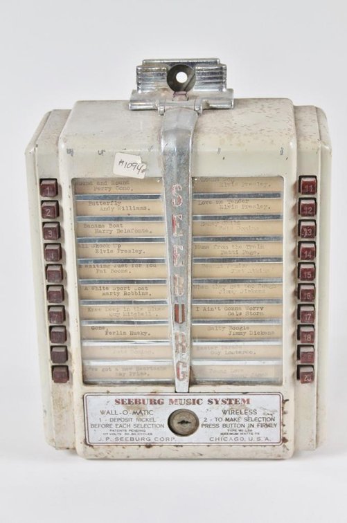 Art Deco Seeburg Music System Speaker from Joe Ley's Private Collection