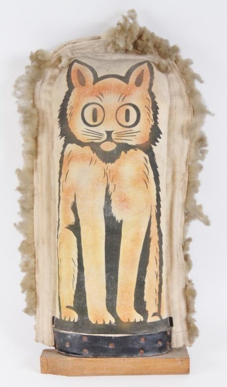 Fontaine/Fountain Ferry Carnival Game Knockdown Cat from Joe Ley's Private Collection