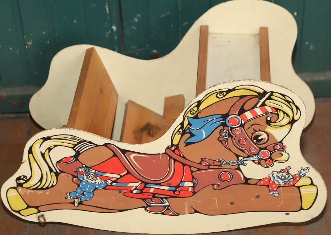 Circa 1950's Rocking Horse Play Seat