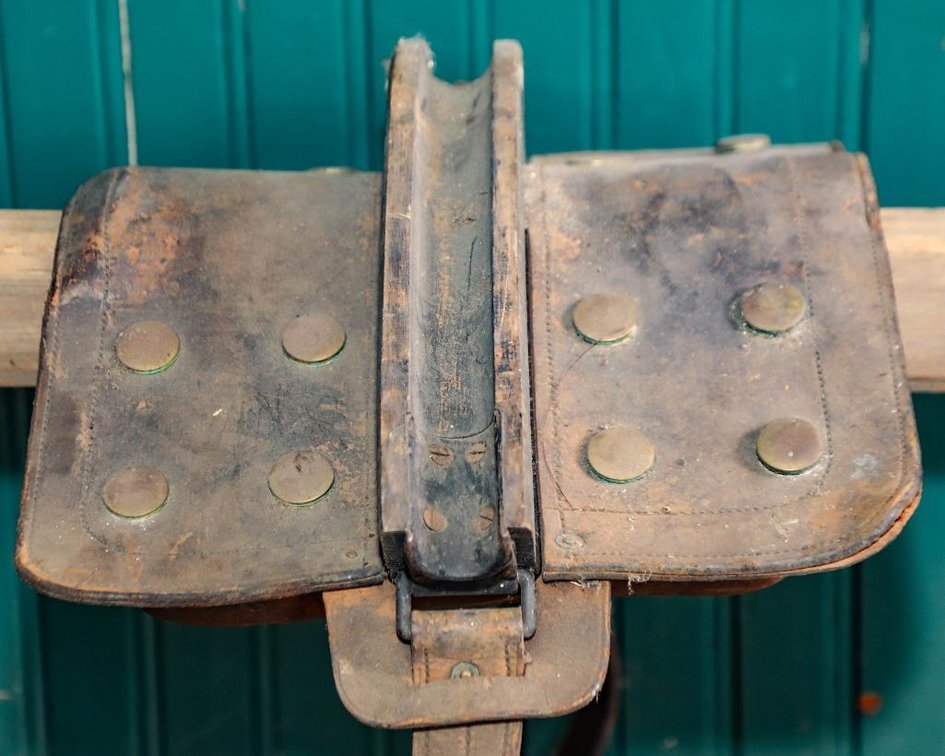 Leather and Wood Pack Mule Saddle