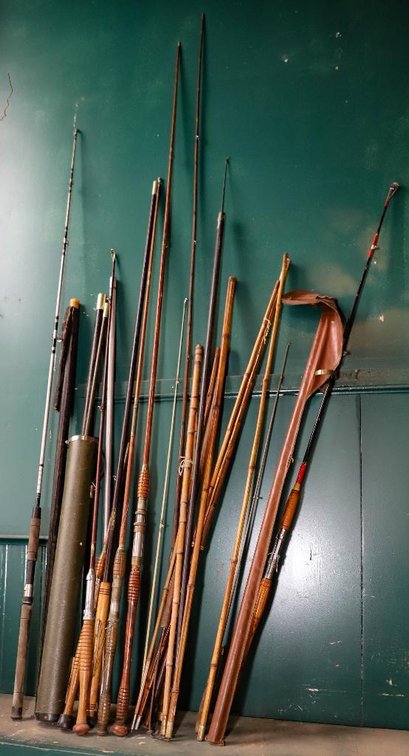 Assortment Of Fly Fishing Rods