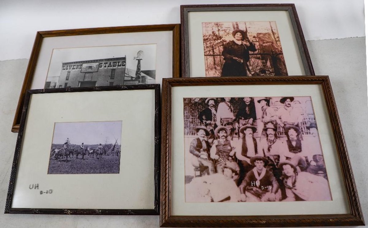 Four Western Themed Reproduction Photos