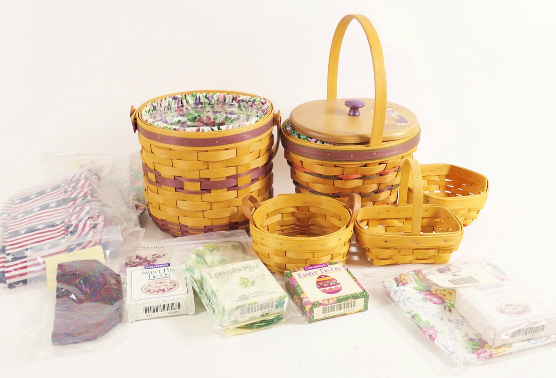 Five Longaberger Baskets