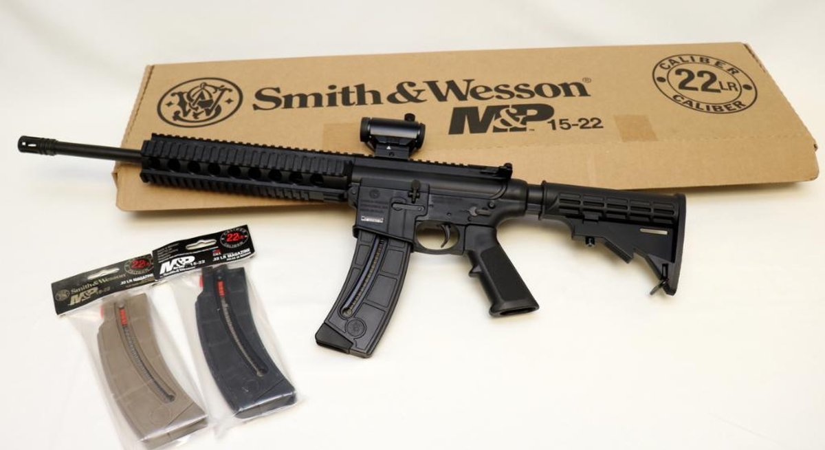 Smith & Wesson M&P 15-22, .22 cal rifle