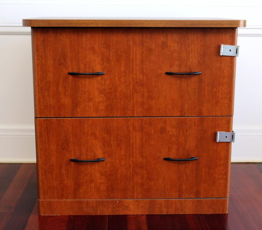 Legal- and letter-size 2-drawer filing cabinet