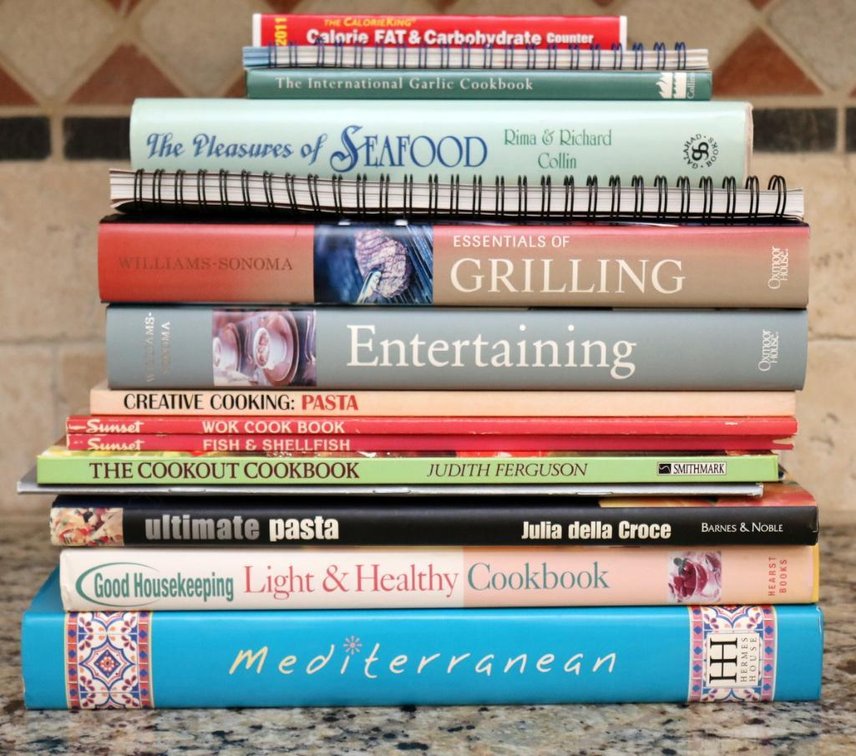 Collection of cookbooks