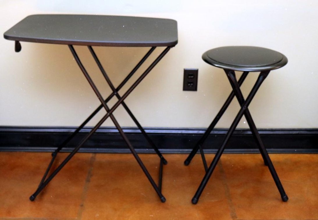 Collapsible Table and Stool