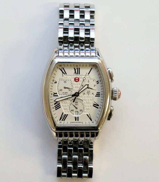 Ladies Michele Releve Steel Chronograph watch model MW19A00A0001