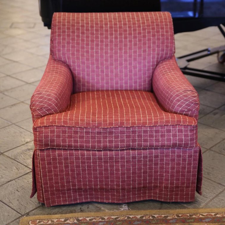 Overstuffed Upholstered Armchair