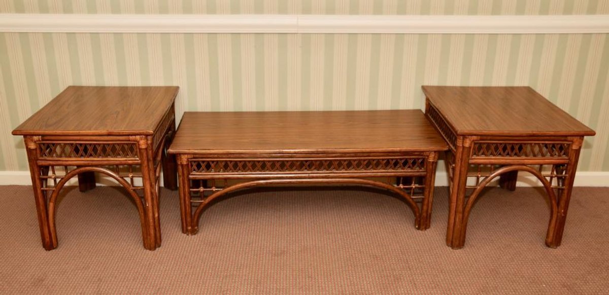 Bentwood Coffee Table and End Tables