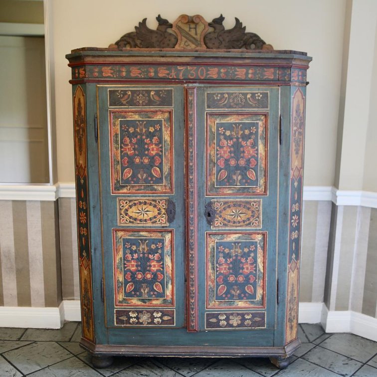 Painted Antique Armoire