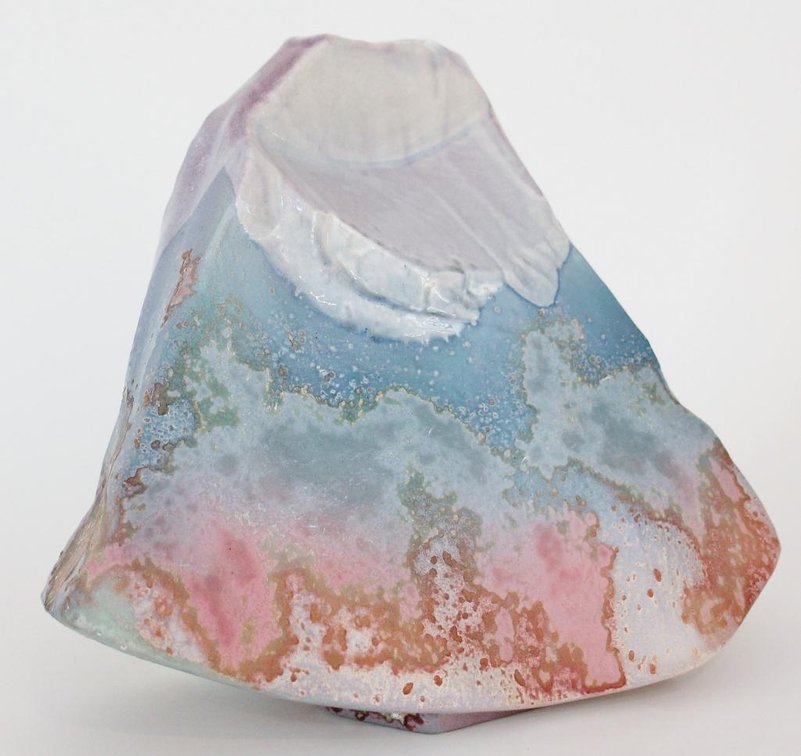 Raku Pottery Vase by Tony Evans