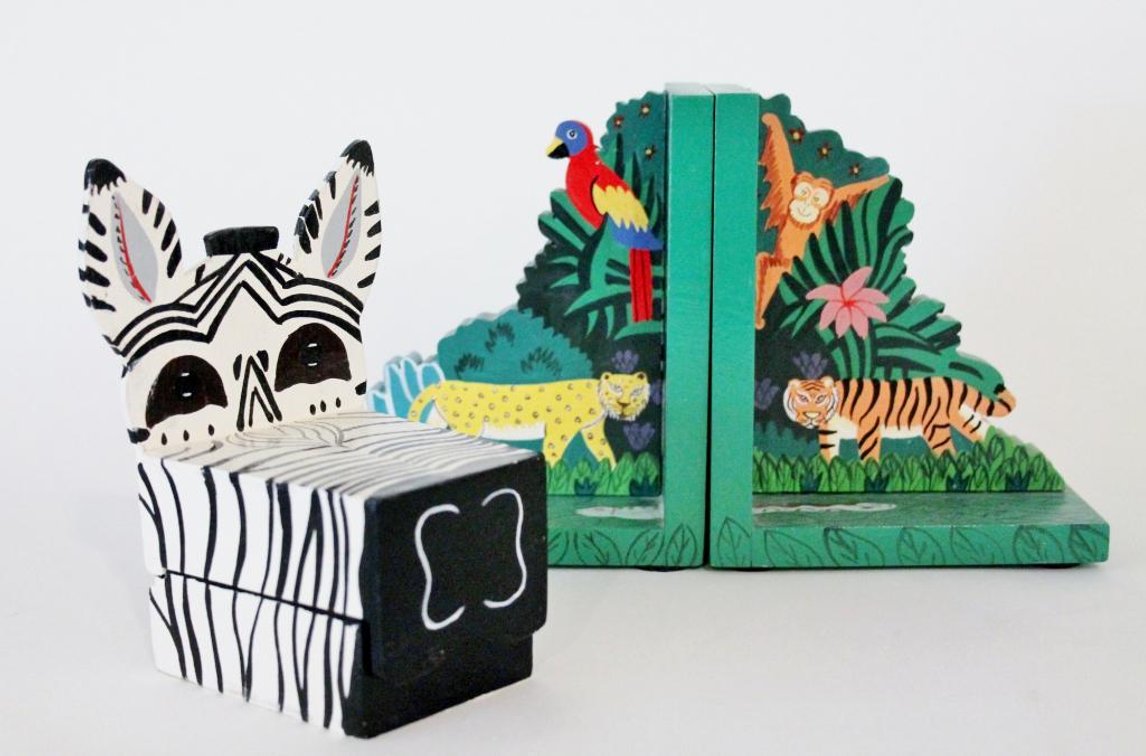 Jungle Themed Bookends