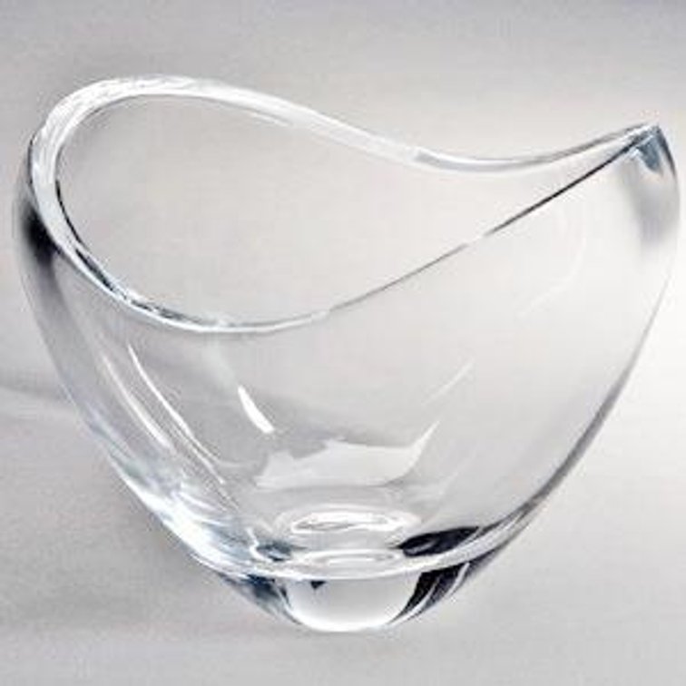 Crystal Bowl and Frosted Center Platter