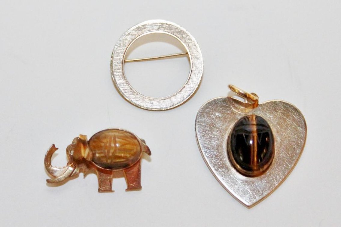 (3) Gold Filled Jewelry Pieces