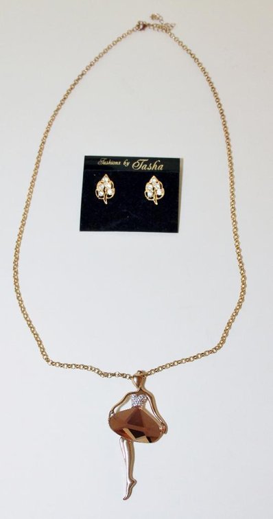 Vintage LY Necklace and Tasha Earrings