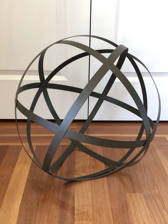 Metal Banded Sphere
