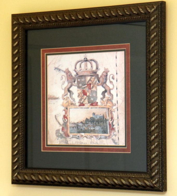 Framed Crest Print