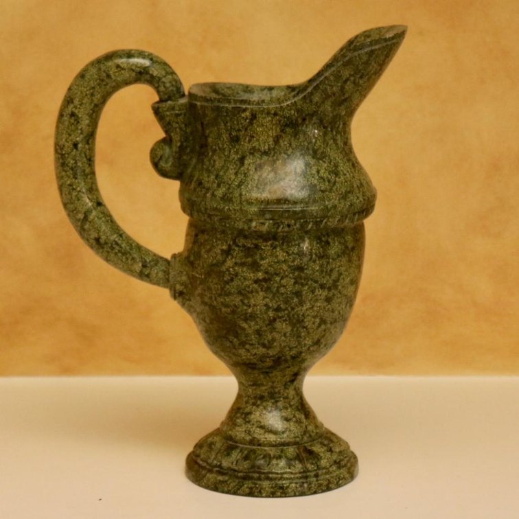 Decorative Stone Pitcher
