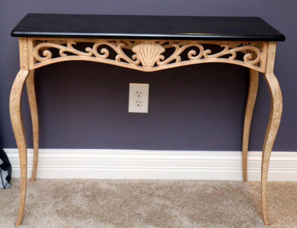 Ebony Finished Entry/Sofa Table