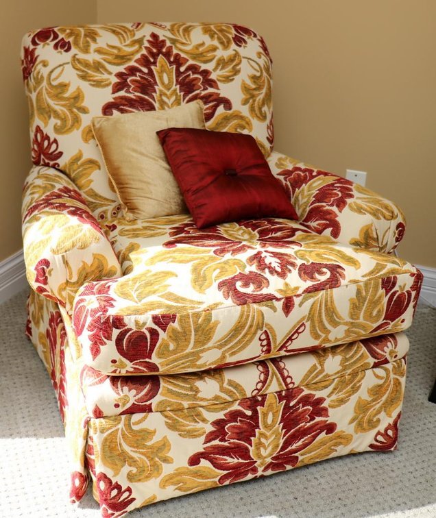Swivel Upholstered Armchair