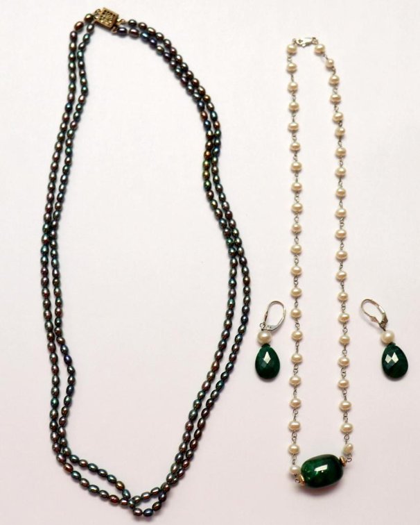 2 Sterling Silver necklaces