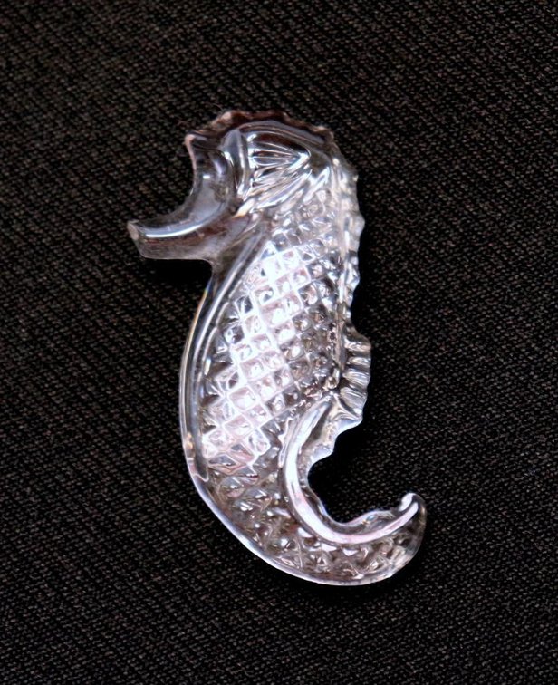 Waterford sea horse pin