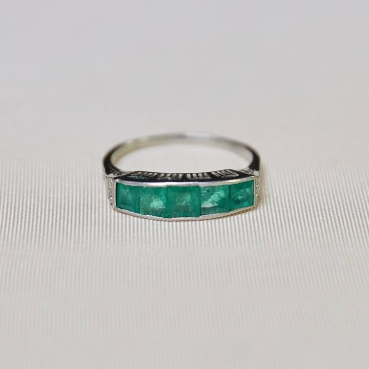 Antique Platinum Ring