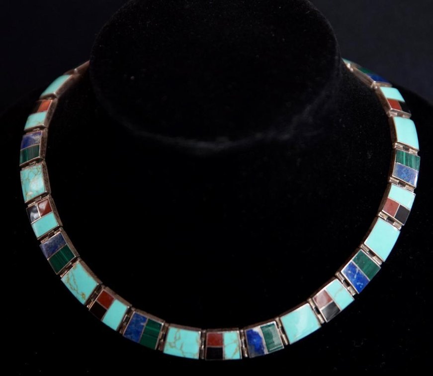 Sterling and Turquoise Necklace
