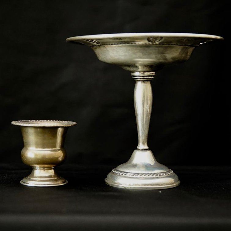 Sterling Compote and Cup