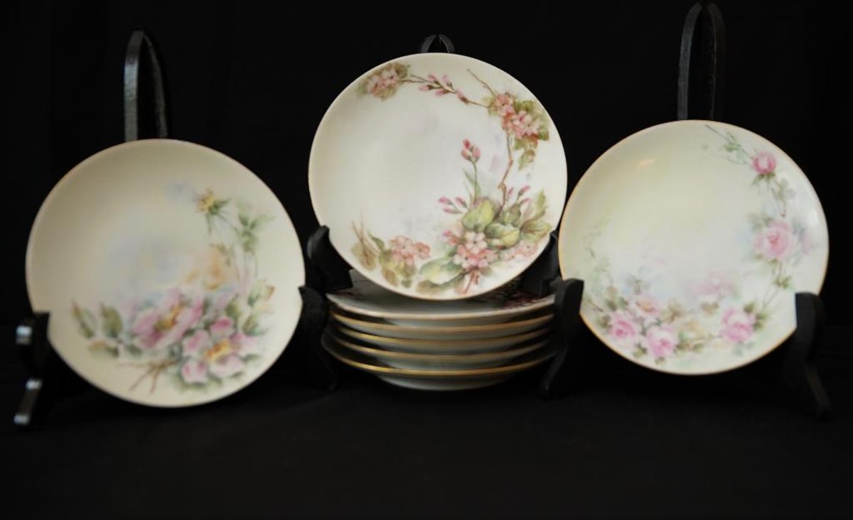 Bavarian China Dessert Plates