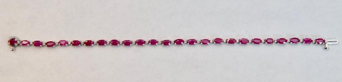 14k Ruby and Diamond Bracelet