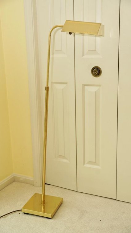 Brass Tone Floor Lamp