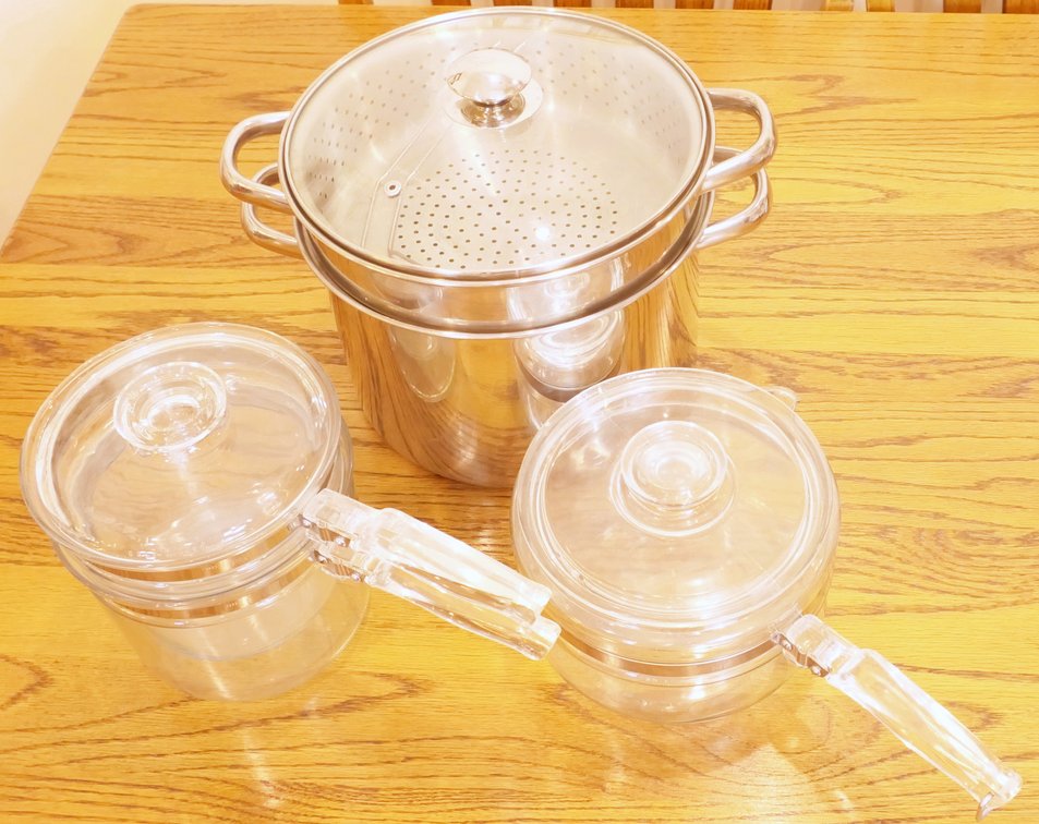 Glass and Stainless Cookware