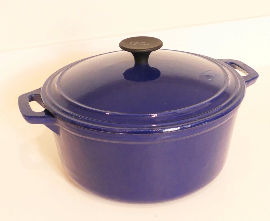 Blue Le Creuset Casserole Dish