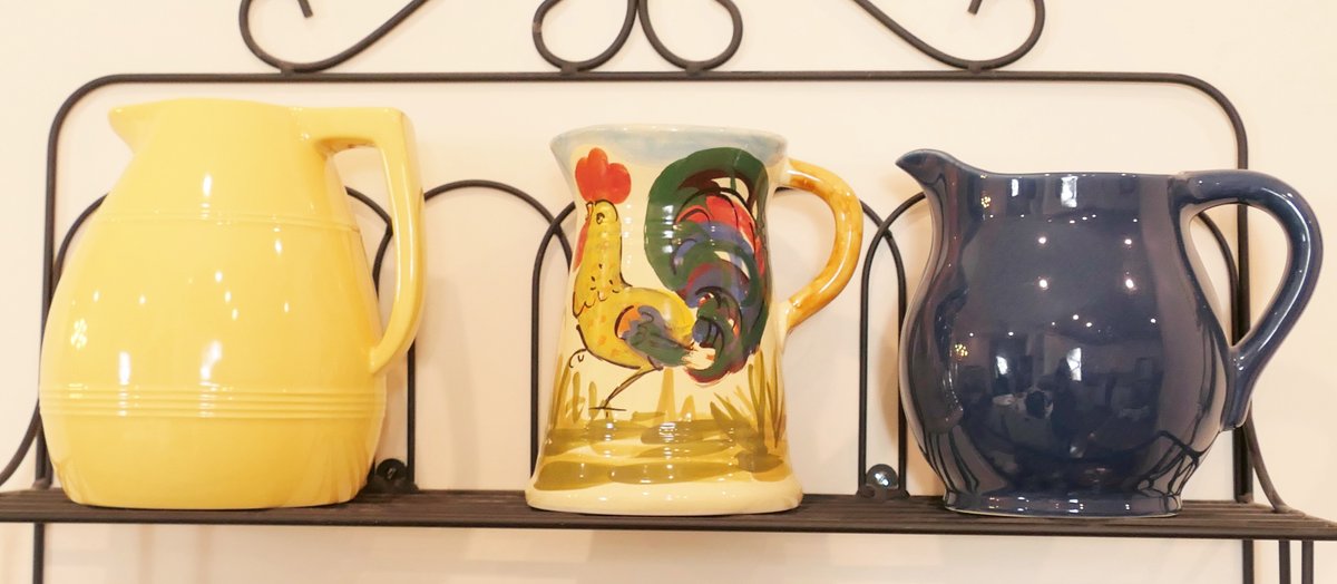 Three Ceramic Pitchers